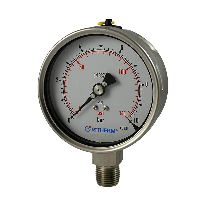 لیزر ویلڈڈ تمام سٹینلیس سٹیل پریشر گیج